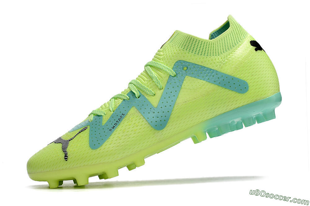 Puma Future Ultimate MG Multi Ground Soccer Cleats - Yellow/Blue 8