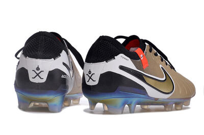 NikeTiempo Legend 10 Elite FG Firm Ground Soccer Cleats - Gold/Black/White