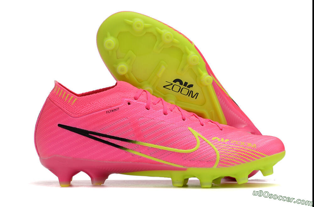 Nike Air Zoom Mercurial Vapor 15 Elite FG Firm Ground Soccer Cleats - Red/Yellow/Black 1