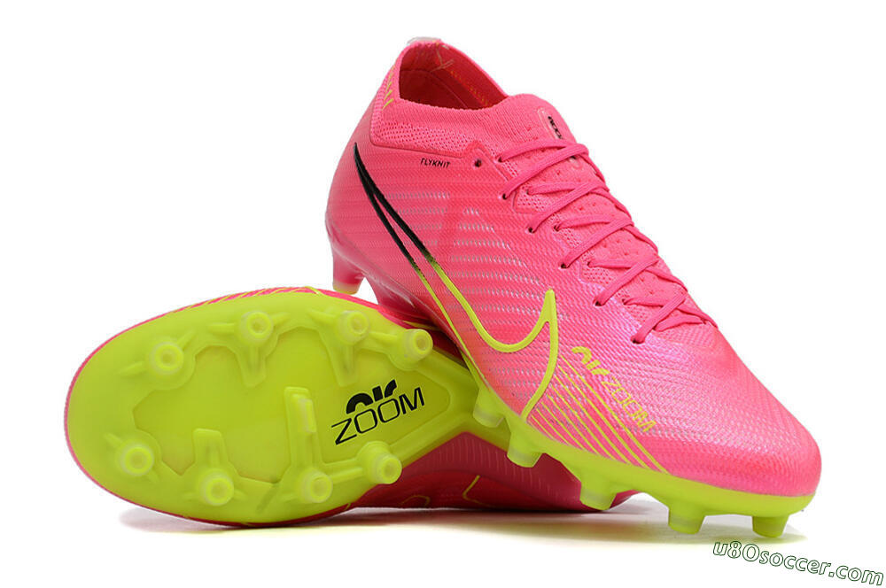 Nike Air Zoom Mercurial Vapor 15 Elite FG Firm Ground Soccer Cleats - Red/Yellow/Black 4