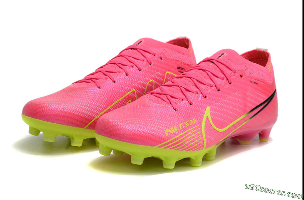 Nike Air Zoom Mercurial Vapor 15 Elite FG Firm Ground Soccer Cleats - Red/Yellow/Black 5