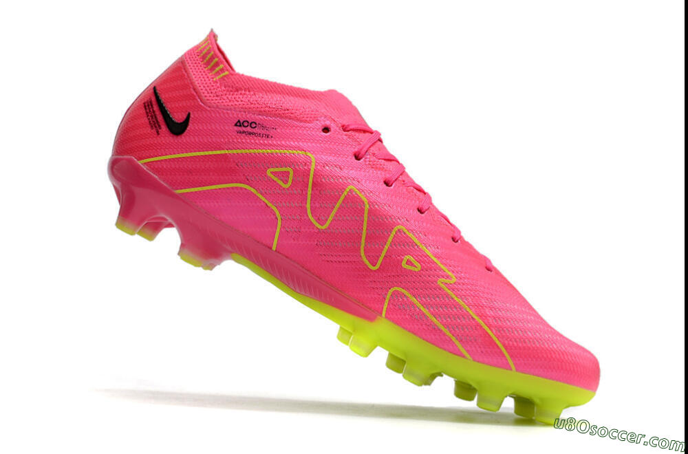 Nike Air Zoom Mercurial Vapor 15 Elite FG Firm Ground Soccer Cleats - Red/Yellow/Black 7