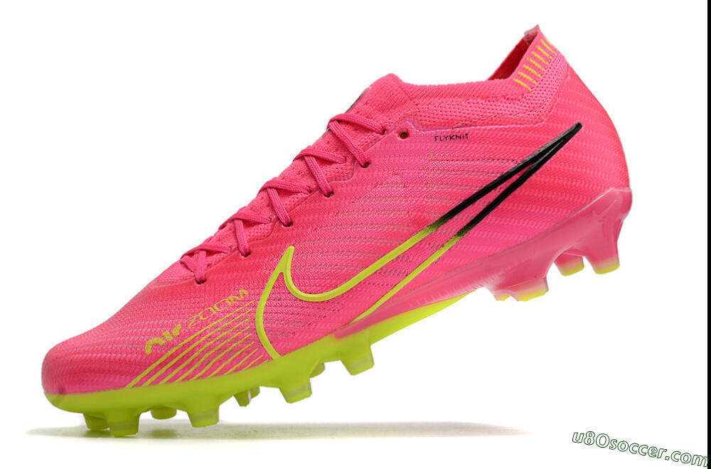 Nike Air Zoom Mercurial Vapor 15 Elite FG Firm Ground Soccer Cleats - Red/Yellow/Black 8