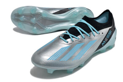 Adidas X Speedportal .1 2022 World Cup Boots FG Firm Ground Soccer Cleats - Silver/Blue/Black