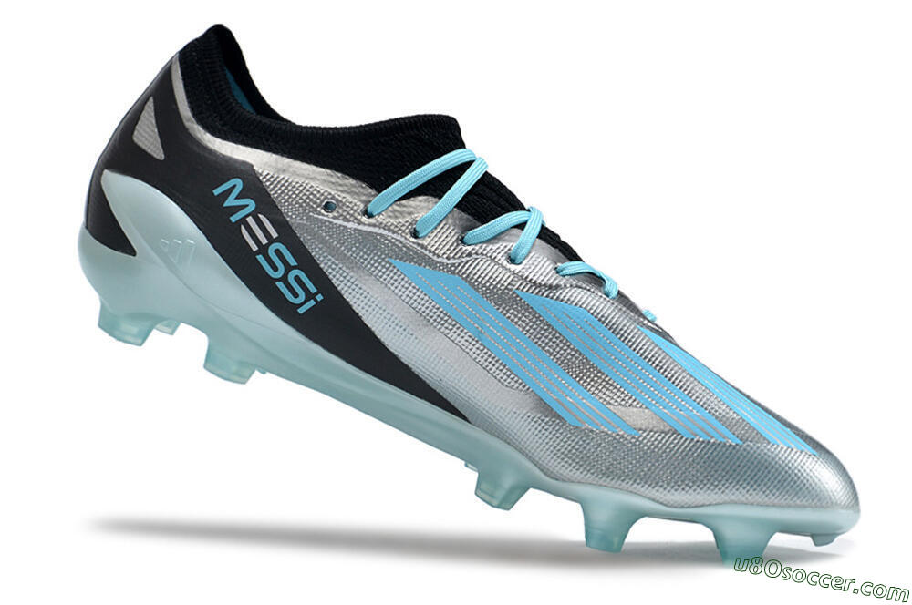 Adidas X Speedportal .1 2022 World Cup Boots FG Firm Ground Soccer Cleats - Silver/Blue/Black 4
