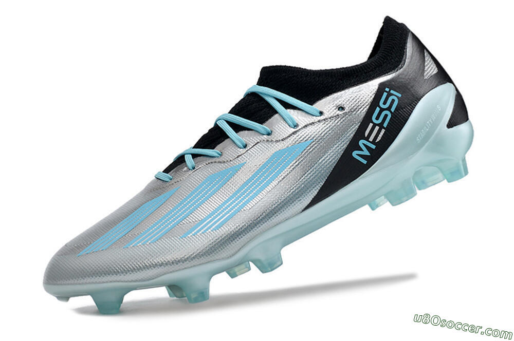 Adidas X Speedportal .1 2022 World Cup Boots FG Firm Ground Soccer Cleats - Silver/Blue/Black 5