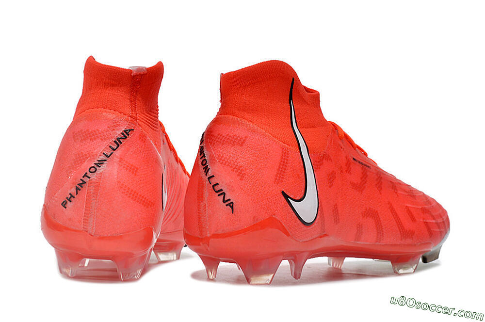 Nike Phantom Luna Elite FG Firm Ground Soccer Cleats - Pink/White/Black 6