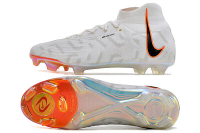 Nike Phantom Luna Elite FG Firm Ground Soccer Cleats - White/Black/Orange