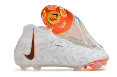 Nike Phantom Luna Elite FG Firm Ground Soccer Cleats - White/Black/Orange