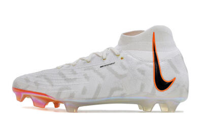 Nike Phantom Luna Elite FG Firm Ground Soccer Cleats - White/Black/Orange