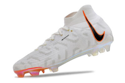 Nike Phantom Luna Elite FG Firm Ground Soccer Cleats - White/Black/Orange