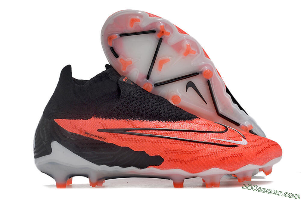 Nike Phantom GX Elite FG Firm Ground Soccer Cleats - Red/Black/White 1