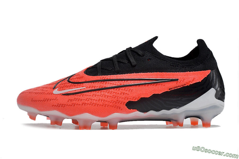 Nike Phantom GX Elite FG Firm Ground Soccer Cleats - Red/Black/White 2