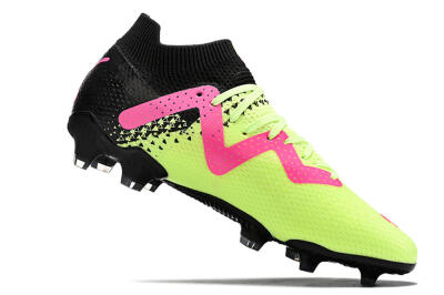Puma Future Ultimate FG Firm Ground Soccer Cleats - Yellow/Pink/Black