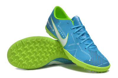 NIke Mercuricalx Victory 6 TF Artificial Turf Soccer Shoes - Blue/Silver/Green