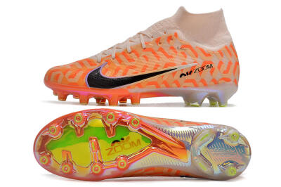 Nike Air Zoom Mercurial Superfly 9 Elite AG Artificial Grass Soccer Cleats - Pink/Black/Purple