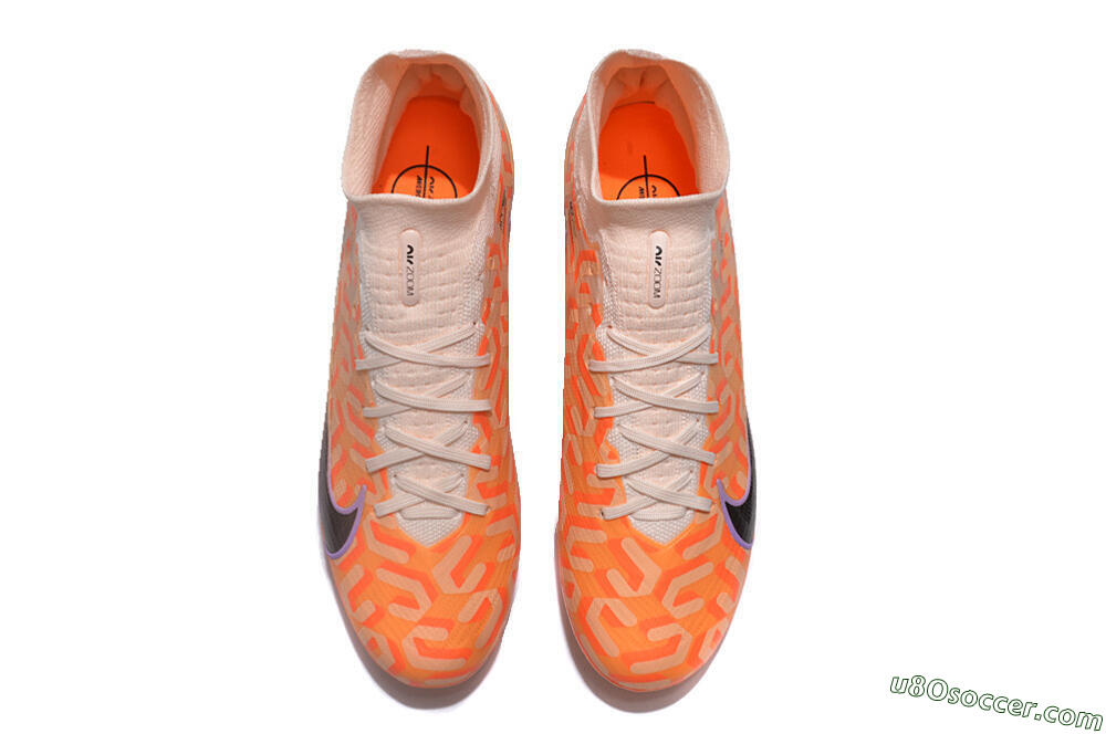 Nike Air Zoom Mercurial Superfly 9 Elite AG Artificial Grass Soccer Cleats - Pink/Black/Purple 7