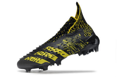 Adidas Predator Freak.1 FG Firm Ground Soccer Cleats - Black/Yellow