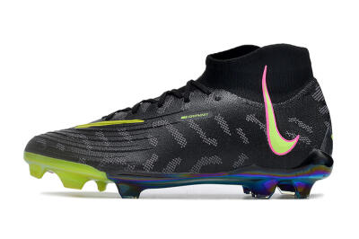 Nike Phantom Luna Elite FG Firm Ground Soccer Cleats - Black/Yellow/Pink
