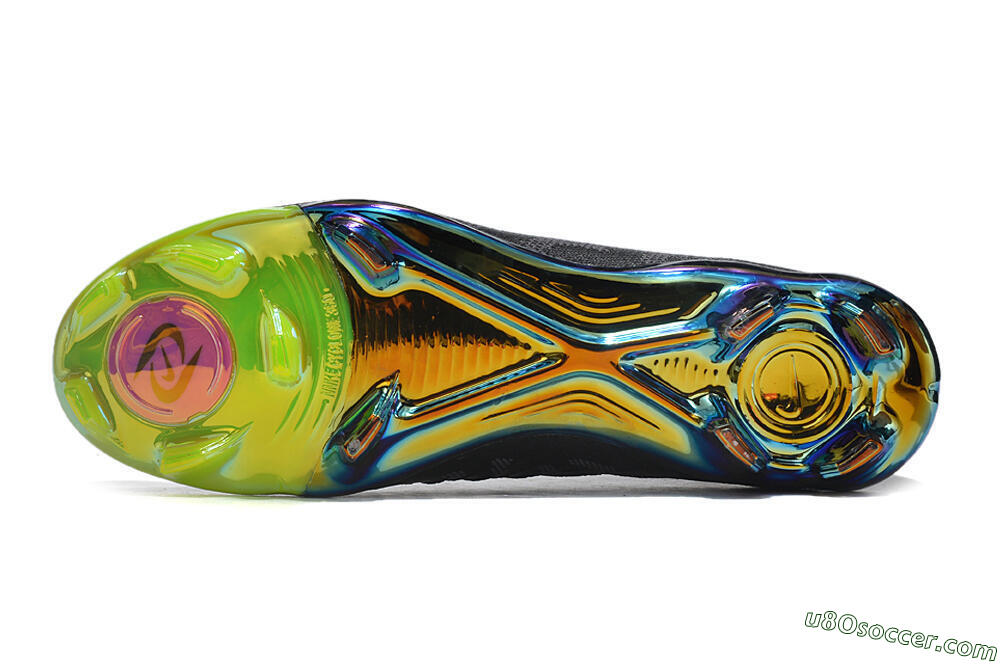 Nike Phantom Luna Elite FG Firm Ground Soccer Cleats - Black/Yellow/Pink 6