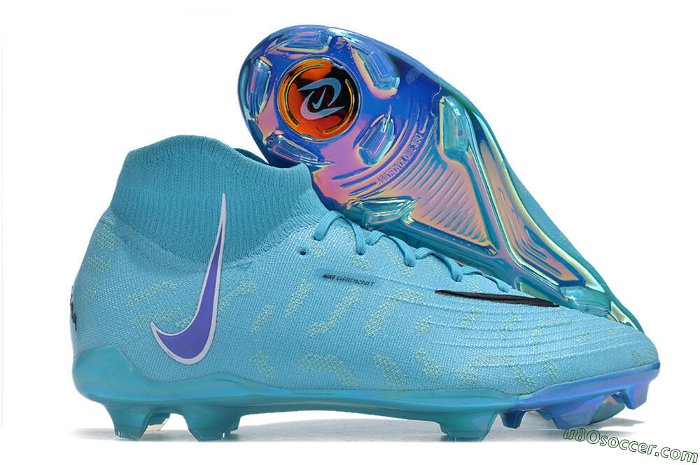 Nike Phantom Luna Elite FG Firm Ground Soccer Cleats - Blue/Purple/White 1