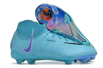 Nike Phantom Luna Elite FG Firm Ground Soccer Cleats - Blue/Purple/White