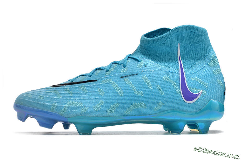 Nike Phantom Luna Elite FG Firm Ground Soccer Cleats - Blue/Purple/White 2