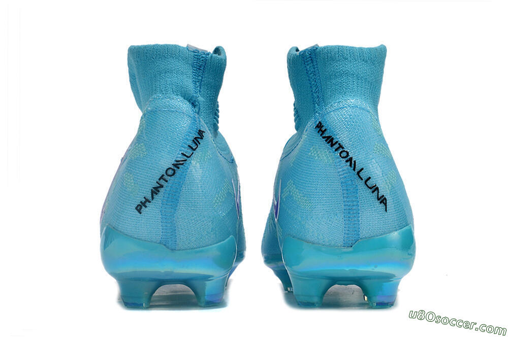 Nike Phantom Luna Elite FG Firm Ground Soccer Cleats - Blue/Purple/White 5