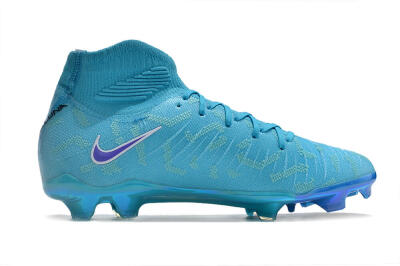 Nike Phantom Luna Elite FG Firm Ground Soccer Cleats - Blue/Purple/White