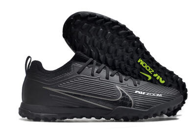 Nike Air Zoom Mercurial Vapor 15 Pro TF Artificial Turf Soccer Shoes - Black/White/Yellow