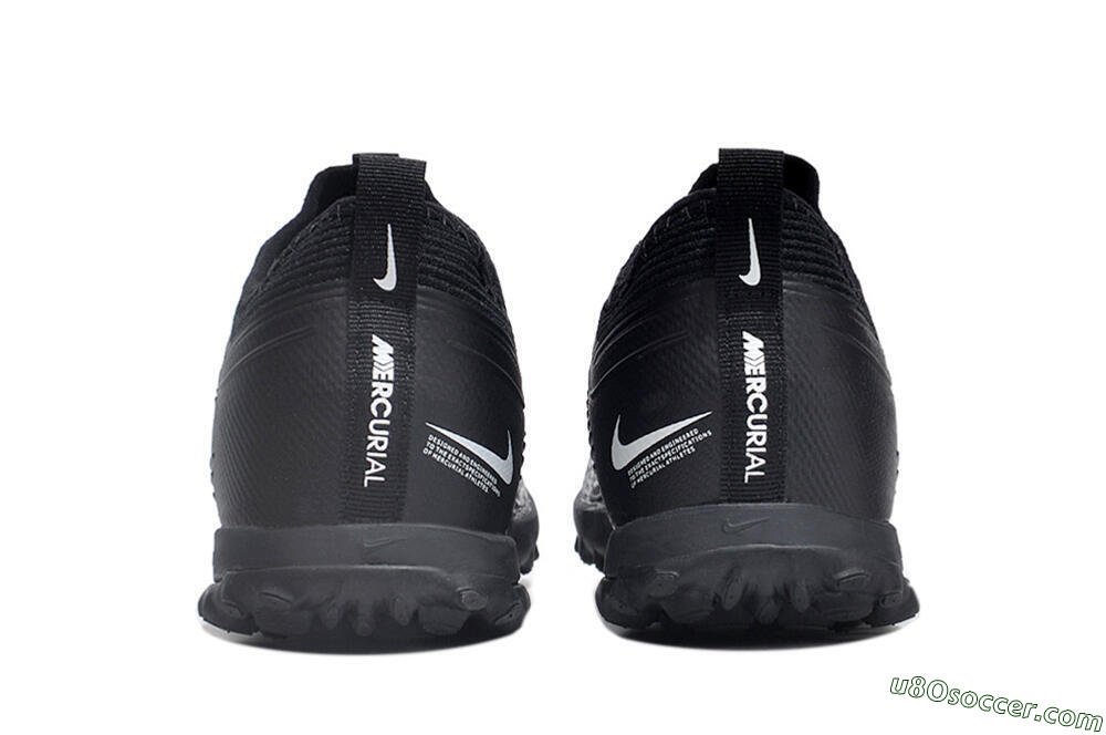 Nike Air Zoom Mercurial Vapor 15 Pro TF Artificial Turf Soccer Shoes - Black/White/Yellow 5