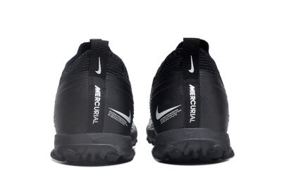 Nike Air Zoom Mercurial Vapor 15 Pro TF Artificial Turf Soccer Shoes - Black/White/Yellow
