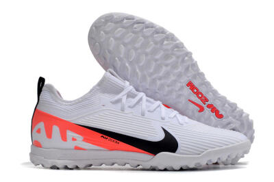 Nike Air Zoom Mercurial Vapor 15 Pro TF Artificial Turf Soccer Shoes - White/Black/Red