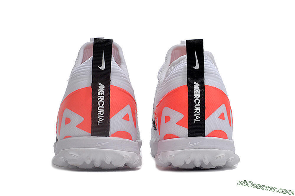 Nike Air Zoom Mercurial Vapor 15 Pro TF Artificial Turf Soccer Shoes - White/Black/Red 5