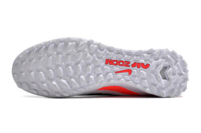 Nike Air Zoom Mercurial Vapor 15 Pro TF Artificial Turf Soccer Shoes - White/Black/Red
