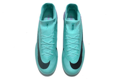Nike Air Zoom Mercurial Superfly 9 Elite TF Artificial Turf Soccer Shoes - Blue/Black/Purple