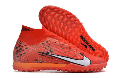 Nike Air Zoom Mercurial Superfly 9 Elite TF Artificial Turf Soccer Shoes - Red/White/Black