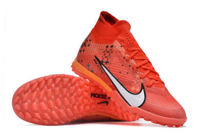 Nike Air Zoom Mercurial Superfly 9 Elite TF Artificial Turf Soccer Shoes - Red/White/Black