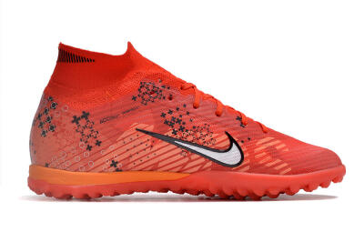 Nike Air Zoom Mercurial Superfly 9 Elite TF Artificial Turf Soccer Shoes - Red/White/Black