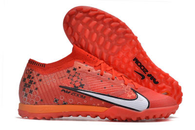Nike Air Zoom Mercurial Vapor 15 Elite TF Artificial Turf Soccer Shoes - Red/White/Black