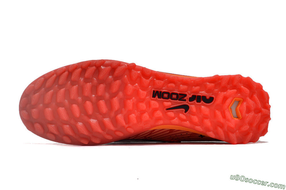 Nike Air Zoom Mercurial Vapor 15 Elite TF Artificial Turf Soccer Shoes - Red/White/Black 6