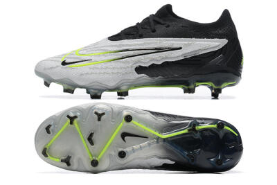 Nike Phantom GX Elite FG Firm Ground Soccer Cleats - Grey/Black/Yellow