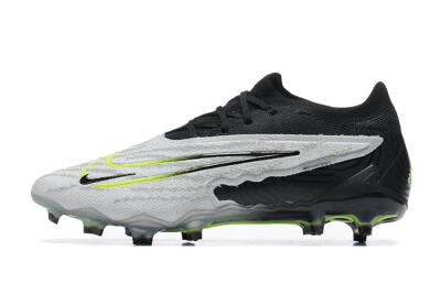 Nike Phantom GX Elite FG Firm Ground Soccer Cleats - Grey/Black/Yellow