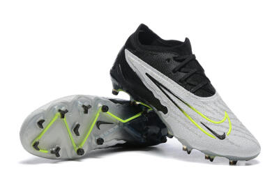 Nike Phantom GX Elite FG Firm Ground Soccer Cleats - Grey/Black/Yellow