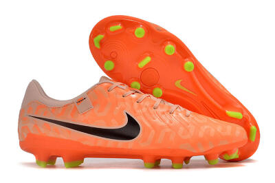 Nike Tiempo Legend 10 Academy FG Firm Ground Soccer Cleats - Pink/Black/Orange