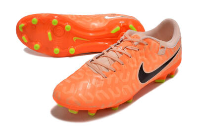 Nike Tiempo Legend 10 Academy FG Firm Ground Soccer Cleats - Pink/Black/Orange