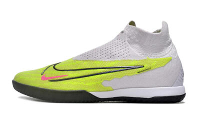 Nike Phantom GX Elite DF IC Indoor & Futsal Soccer Shoes - Yellow/Grey/Red/Black