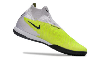 Nike Phantom GX Elite DF IC Indoor & Futsal Soccer Shoes - Yellow/Grey/Red/Black