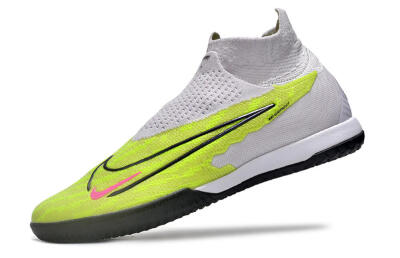 Nike Phantom GX Elite DF IC Indoor & Futsal Soccer Shoes - Yellow/Grey/Red/Black