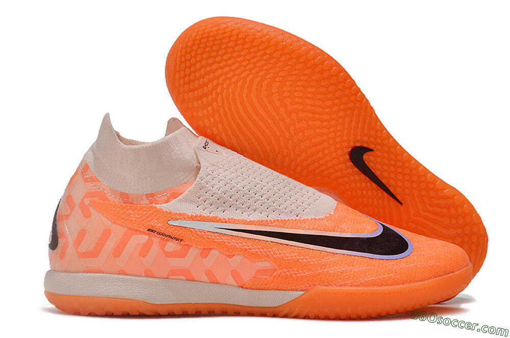 Nike Phantom GX Elite DF IC Indoor & Futsal Soccer Shoes - Pink/Black/Purple 1